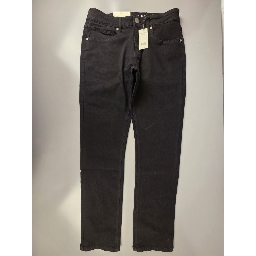 American Rag Mens Black Denim Jeans 32x30 NWT Comfort Stretch Slim Fit